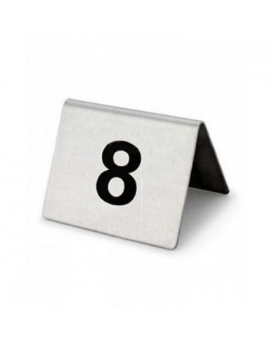 25 Pcs En Acier Inoxydable Table Numéros Base Stable Multipurpose Numéro Signe Pour Restaurant Hôtel Café Guanguan