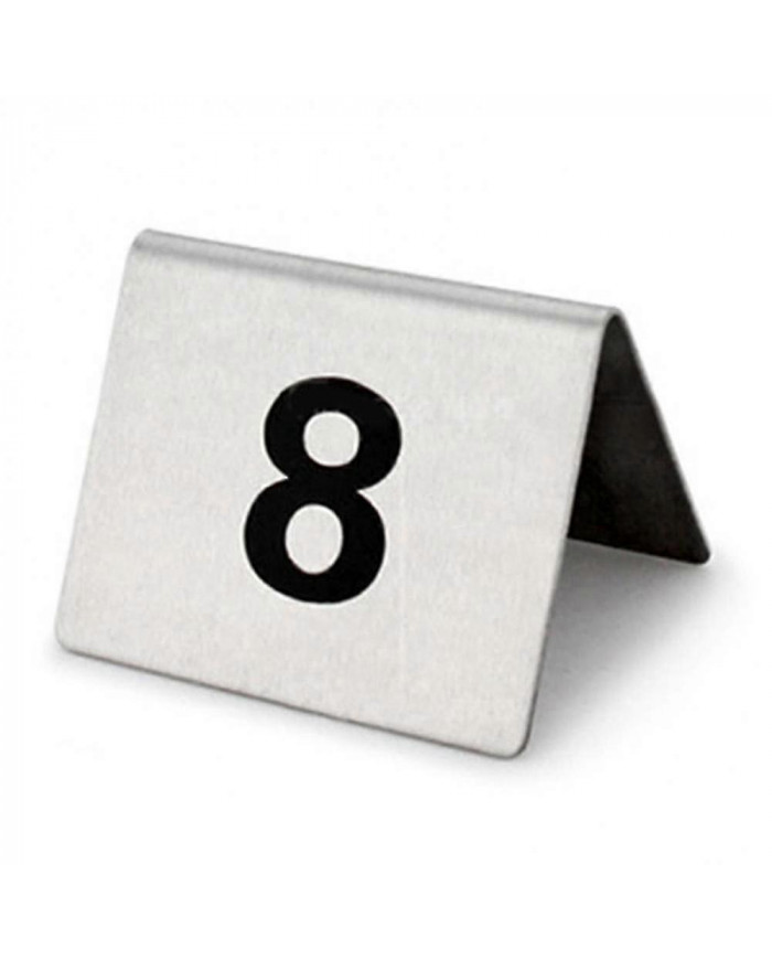 25 Pcs En Acier Inoxydable Table Numéros Base Stable Multipurpose Numéro Signe Pour Restaurant Hôtel Café Guanguan