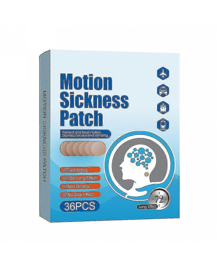 36pcs Patchs de Mal des Transports Pour Promenades En Voiture Bateau Croisières Voyages En Avion---Code12516