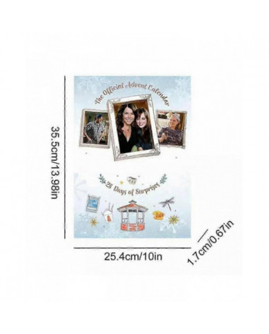 Gilmore Calendrier de l’Avent 2024 Compte à rebours de Noël Filles Calendrier de l’Avent Set