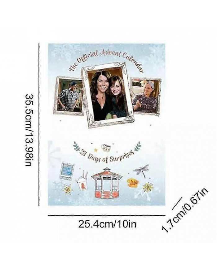 Gilmore Calendrier de l’Avent 2024 Compte à rebours de Noël Filles Calendrier de l’Avent Set