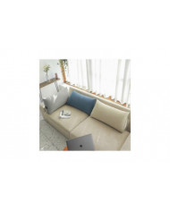 Coussin de lit triangulaire compensé, coussin de lecture de dossier de soutien dorsal-Yvan