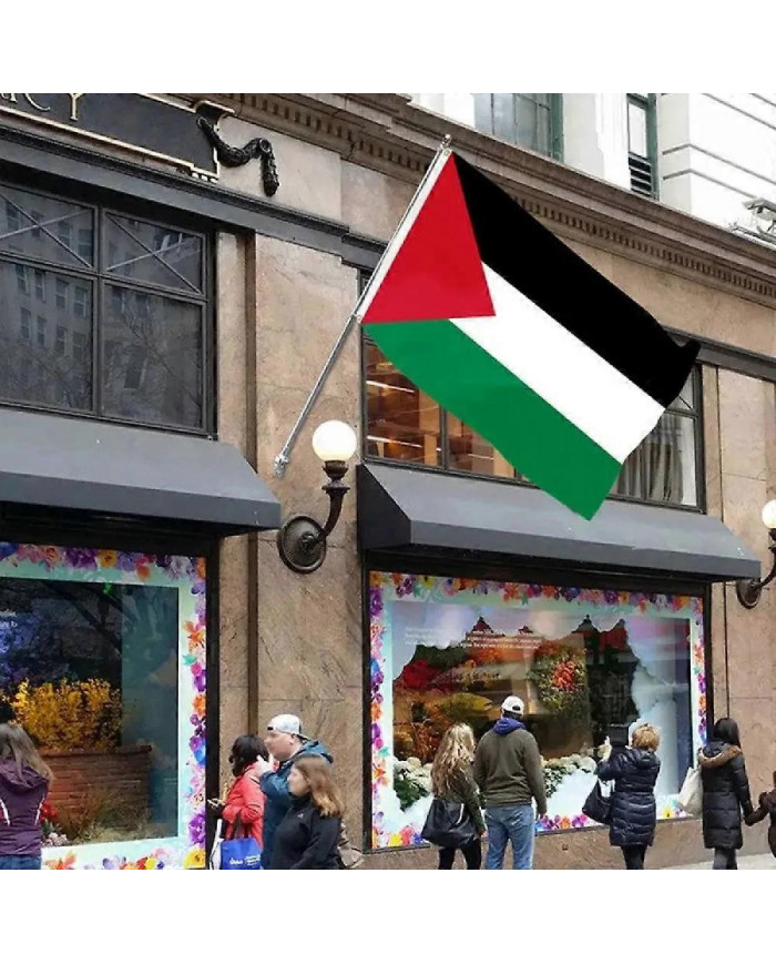 SKY FLAG Grand drapeau de la Palestine 150 x 90cm suspendu Haute Qualité Polyester Gaza Bannière palestinienne