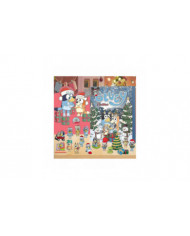 Calendrier de l’Avent Bluey de Noël 2023, calendriers de compte à rebours de Noël 24 jours, 24pcs Mignon dessin [...]