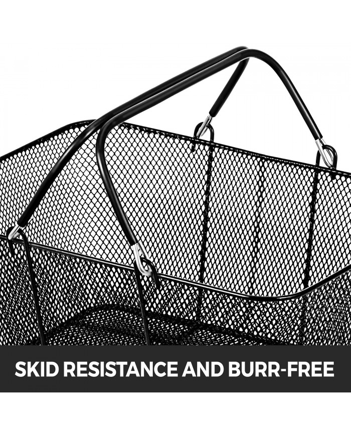 Paniers à provisions avec poignées, 12PCS, panier à provisions en fil métallique portable, ensemble de paniers à [...]