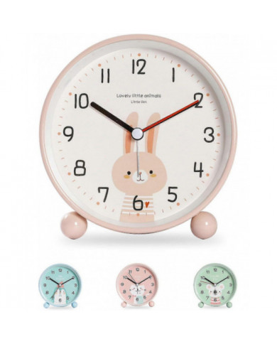 Réveil éducatif pour enfants - Jour/Nuit Veilleuse facile à régler et à piles Réveil de voyage silencieux et sans [...]