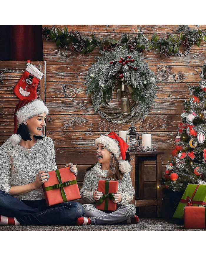 Couronnes de Noël de ferme pour porte d’entrée, couronnes de rotin de 14 pouces pour décorer Noël, 2021 Cloches [...]