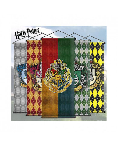 Harry Potter Fans Plaid Drapeau suspendu Poudlard École de sorcellerie et de sorcellerie Tapisserie Scène [...]