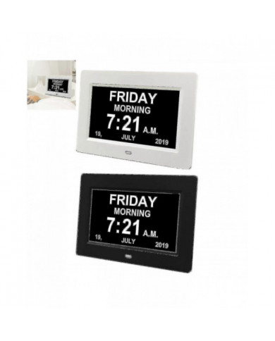 Digital Dementia Clock Calendar Clock Day Date Clock Grand Display Grand Clear Unabbreviated Time And Date
