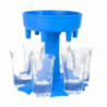 Wine Dispenser Holder 6 Shot Glass Dispenser And Holder Beer Separator Bar Party Accessory