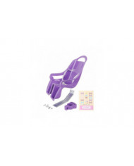 Siège de vélo de poupée unique avec autocollants Diy Decal Girls Kids Bike Decorations