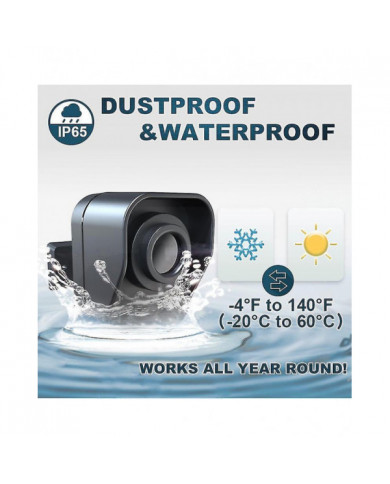 Alarme d’allée 800m longue portée sans fil résistant aux intempéries capteur de mouvement et détecteur-moniteur et [...]