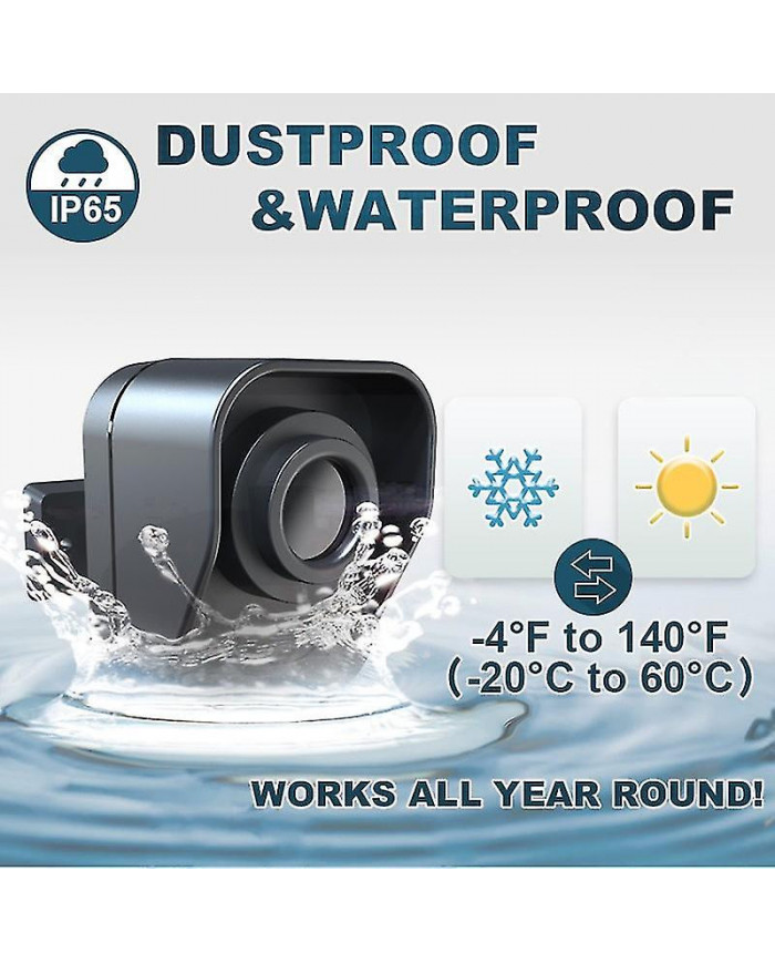 Alarme d’allée 800m longue portée sans fil résistant aux intempéries capteur de mouvement et détecteur-moniteur et [...]