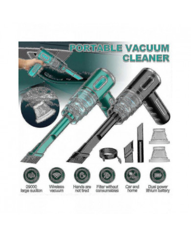 29000pa Aspirateur de voiture puissant humide / sec Sans fil forte aspiration Handheld Yaying Shop