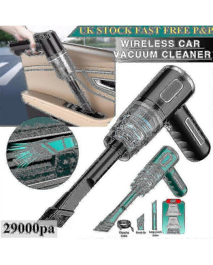 29000pa Aspirateur de voiture puissant humide / sec Sans fil forte aspiration Handheld Yaying Shop