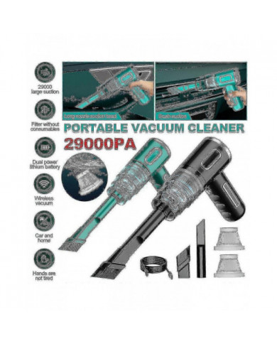 29000pa Aspirateur de voiture puissant humide / sec Sans fil forte aspiration Handheld Yaying Shop
