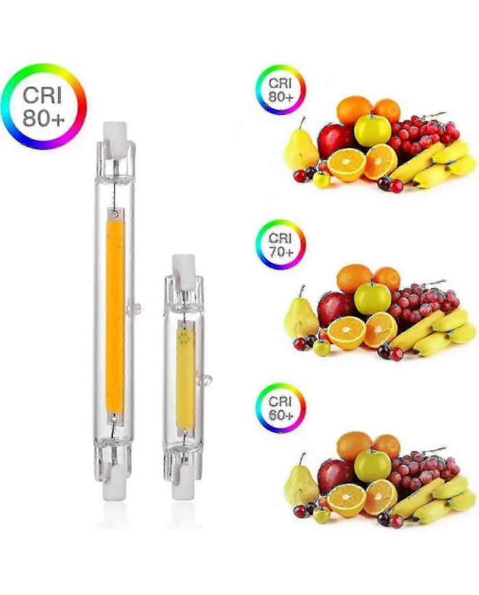 R7s Ampoule LED 118mm 30w Dimmable, Blanc chaud 3000k 3000lm, Linéaire Remplacer J118 300w Lampe halogéne, 360 [...]