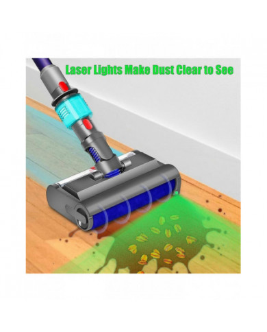 Brosse de lavage pour V7 V8 V10 V11 V15 électrique humide et sec avec lumière verte nettoie et sèche Hard Flo