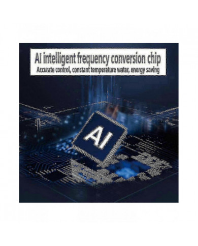 2024 Chauffe-eau instantané 3000W Chauffe-eau électrique sans réservoir mural avec affichage LED de la température