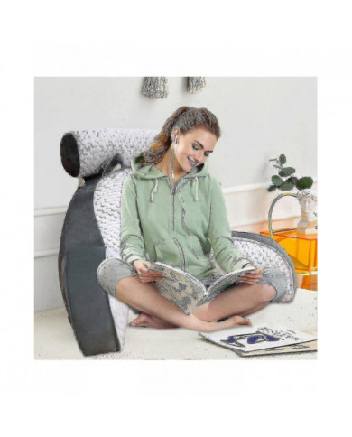 Oreiller de lecture pour le dossier de lit Soutien lombaire Coussin de siège Coussin de chaise longue