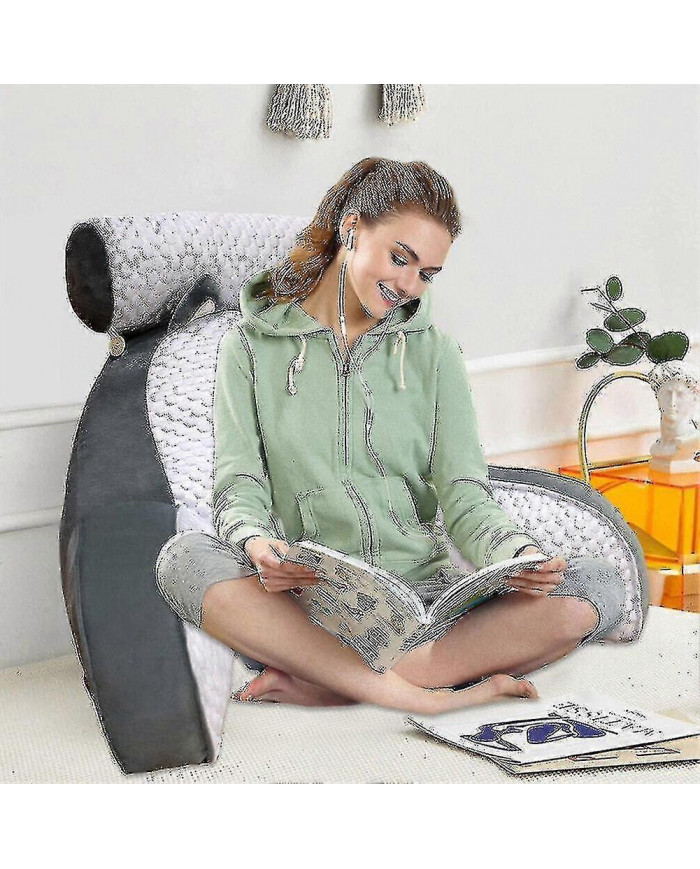 Oreiller de lecture pour le dossier de lit Soutien lombaire Coussin de siège Coussin de chaise longue