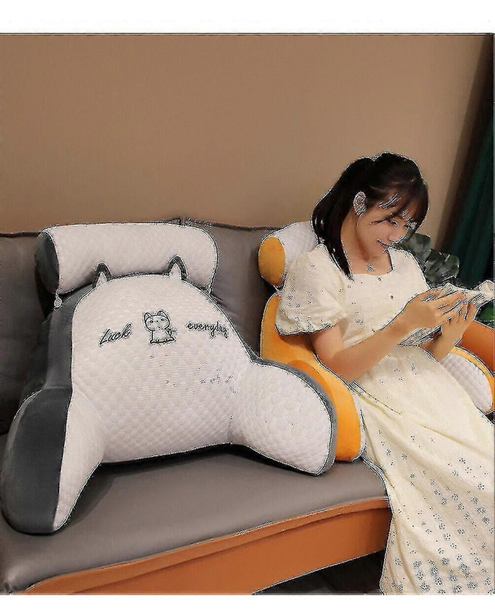 Oreiller de lecture pour le dossier de lit Soutien lombaire Coussin de siège Coussin de chaise longue