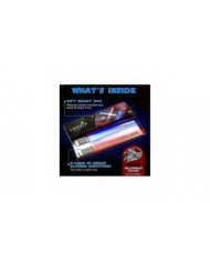 Baguettes de sabre laser s’allument baguettes lumineuses pour Star Wars cadeaux ensemble thème fête plaisir [2 paires