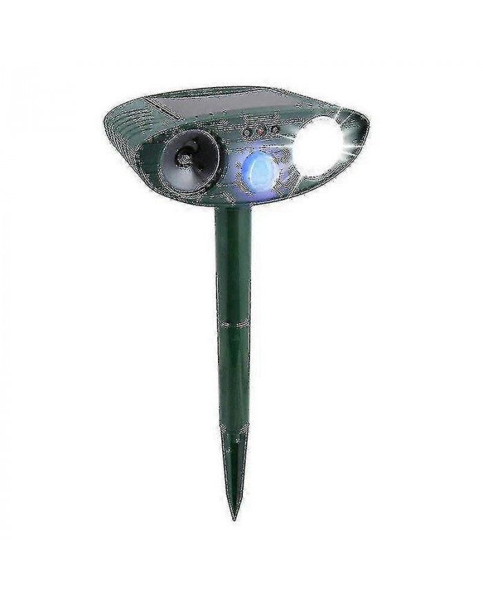 Répulsif à ultrasons pour cerfs - Pack de 2 - Alimenté à l’énergie solaire - Débarrassez-vous des cerfs en 48 heures