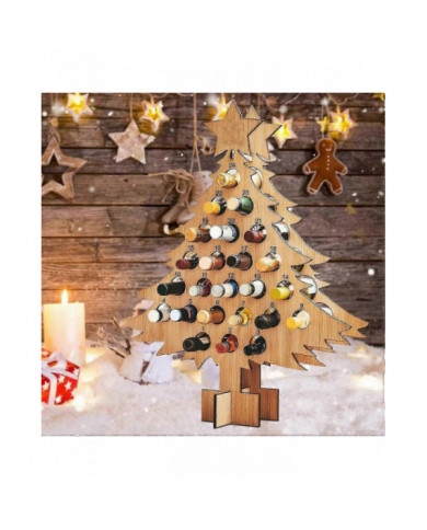 Calendrier de l’Avent vin de Noël, compte à rebours de 24 jours calendrier de l’Avent décoration support à vin, [...]