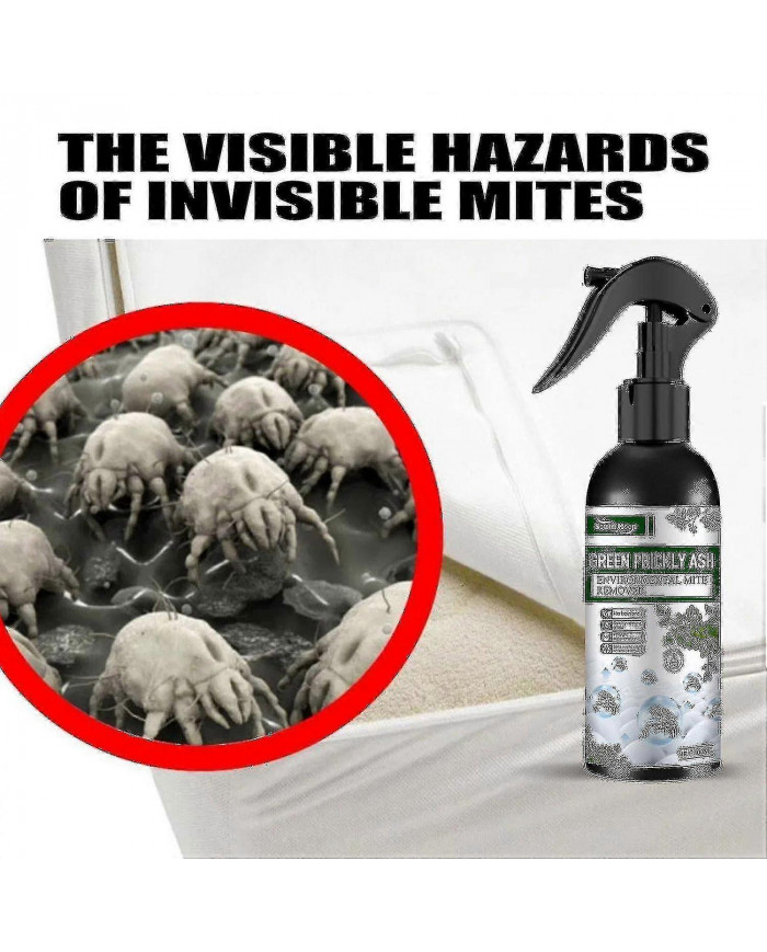 Traitement naturel par pulvérisation de tueur de punaises de lit et d’acariens pour matelas, couettes, tapis et meubles