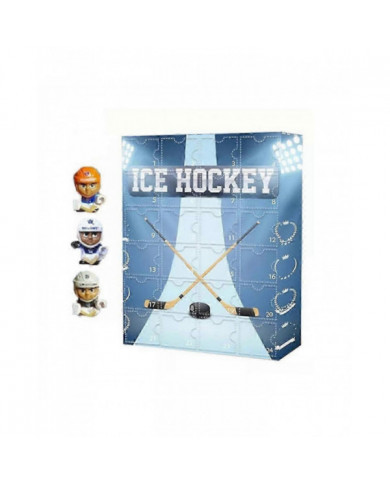 Calendrier de l’Avent Hockey 2024-celui avec 24 petites portes, compte à rebours de 24 jours pour les vacances