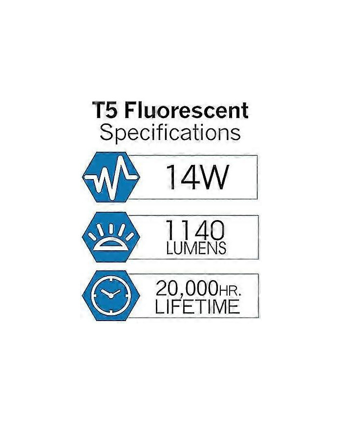T5 Haute Efficacité 840 Blanc Froid Fluorescent 549mm Tube 4000k HE (FH1840)