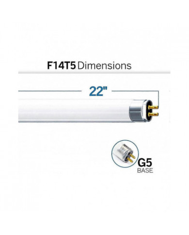 T5 Haute Efficacité 840 Blanc Froid Fluorescent 549mm Tube 4000k HE (FH1840)