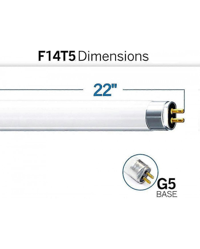 T5 Haute Efficacité 840 Blanc Froid Fluorescent 549mm Tube 4000k HE (FH1840)