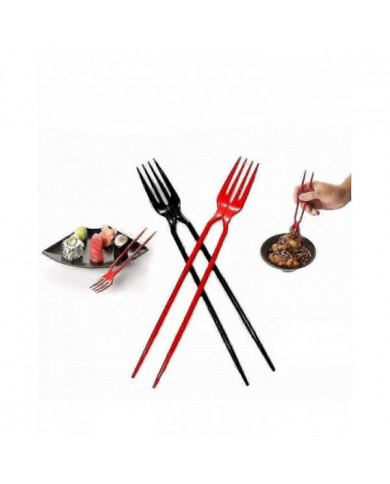 10pcs fourchette baguettes en un, Chork 24 Count Pack Fourchette Baguettes Combo