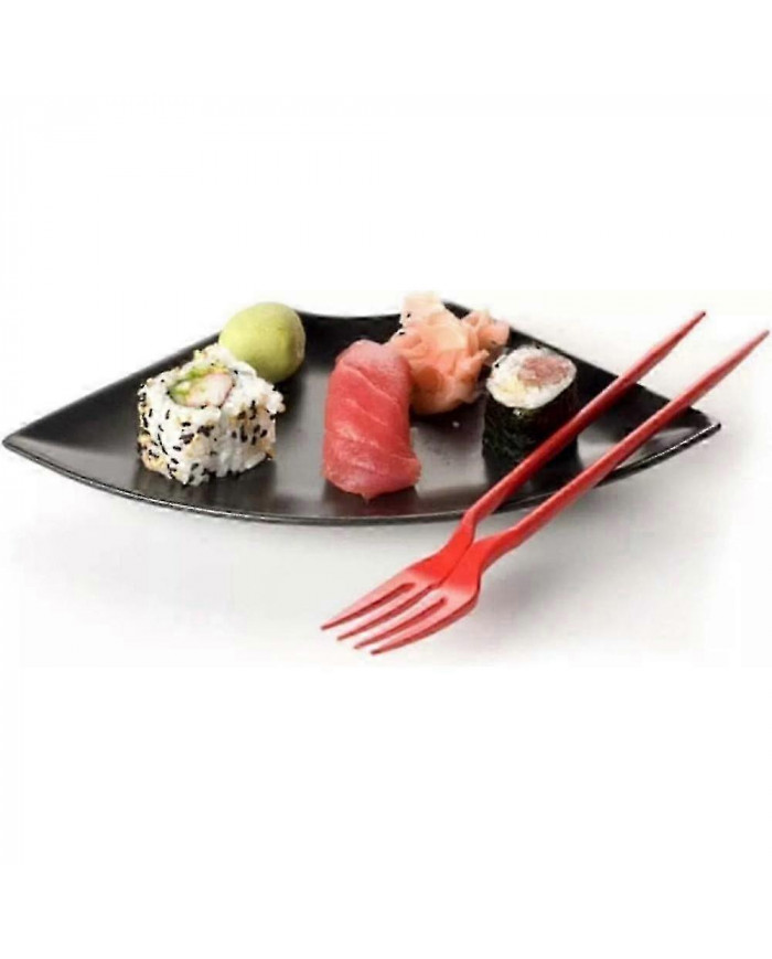 10pcs fourchette baguettes en un, Chork 24 Count Pack Fourchette Baguettes Combo