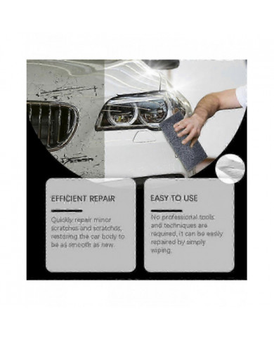 12pcs Nano Sparkle Cloth pour les rayures de voiture Nano Magic Cloth Scratch Remover