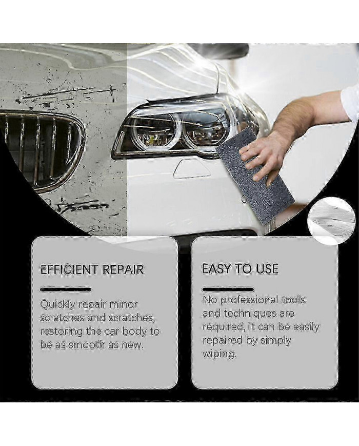 12pcs Nano Sparkle Cloth pour les rayures de voiture Nano Magic Cloth Scratch Remover