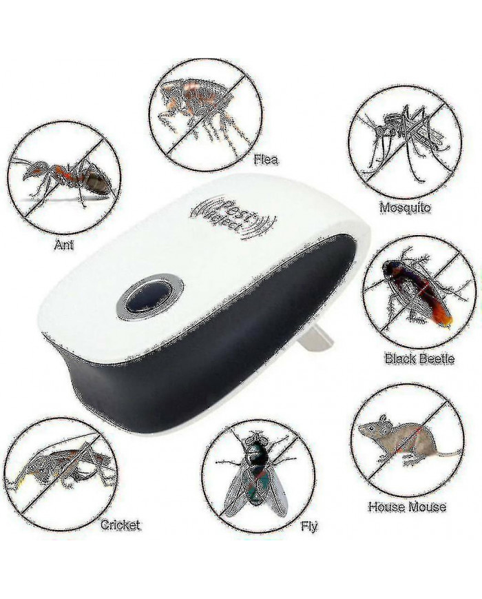 4 pièces contre les souris Ultrasonic Pest Repellent Electronic Insect