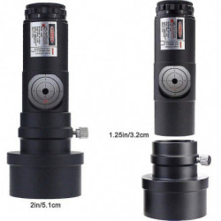 Telescope Laser Collimator 1.25inch, Bysameyee Calibrator With 2 Adapter For Newtonian Reflector Telescope Collimation