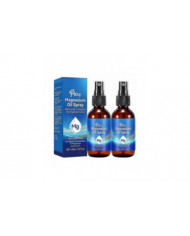 2pcs spray d’huile de magnésium, spray d’huile de magnésium pur, spray d’huile de magnésium naturel 100% pur