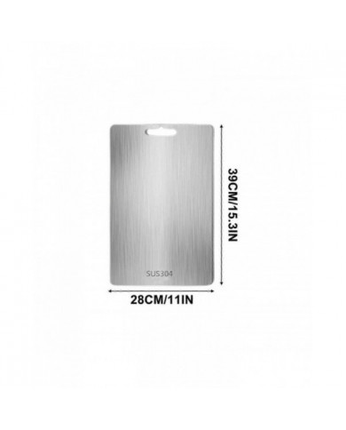 Planche à découper en titane - Planche à découper en acier inoxydable pour la cuisine 304 Planche à découper de [...]