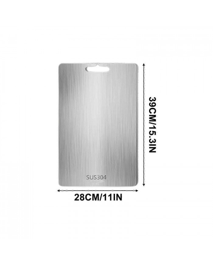 Planche à découper en titane - Planche à découper en acier inoxydable pour la cuisine 304 Planche à découper de [...]