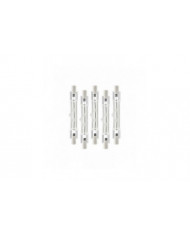 5 Pack R7s 118mm 300w 230v, r7s Ampoule linéaire halogène, lampe halogène dimmable pour la construction Wo