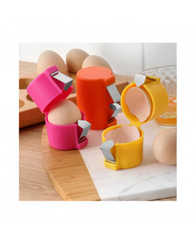 Ouvre-œufs Cracker Séparateur Outil portatif Coquille d’œuf Coupeur Egg Topper Remover Gadget de cuisine pour œufs [...]