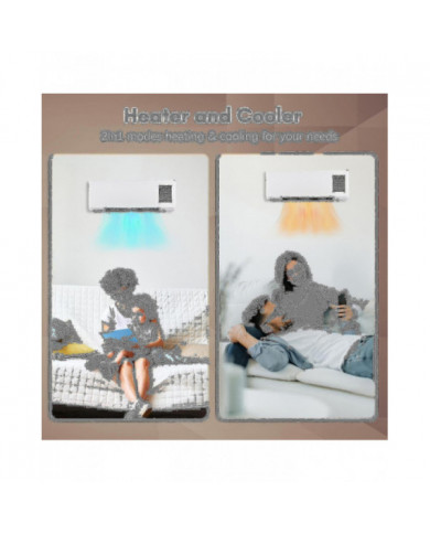 Chauffage portable et climatiseur Combo Bureau mural 2en1 Radiateur électrique Climatiseur pour le chauffage et la [...]