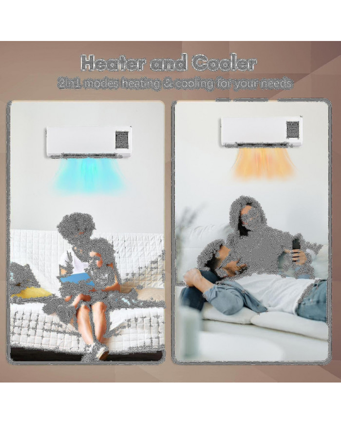 Chauffage portable et climatiseur Combo Bureau mural 2en1 Radiateur électrique Climatiseur pour le chauffage et la [...]