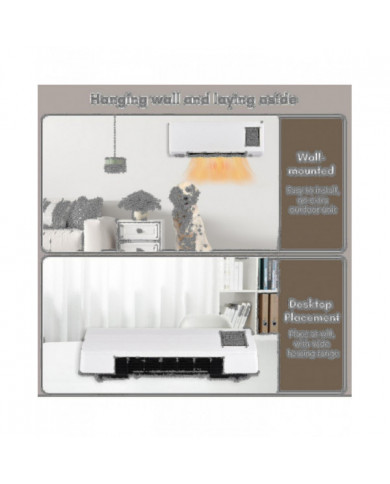 Chauffage portable et climatiseur Combo Bureau mural 2en1 Radiateur électrique Climatiseur pour le chauffage et la [...]