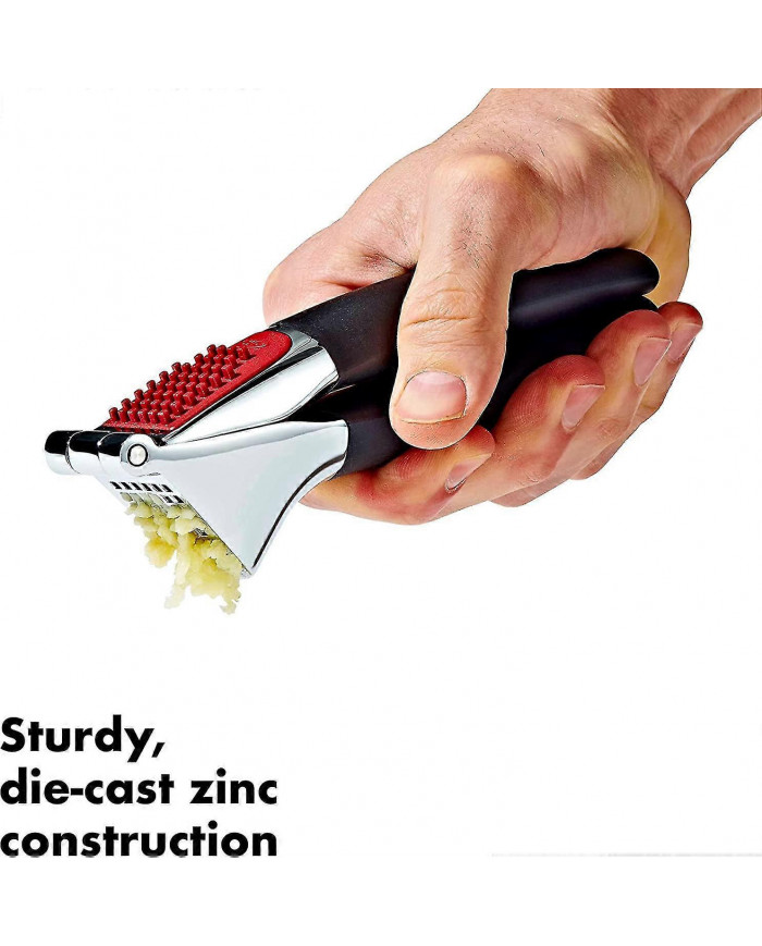 Good Grips Garlic Press - Outil de cuisine facile à utiliser pour écraser l’ail