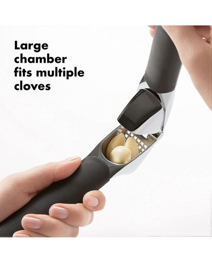 Good Grips Garlic Press - Outil de cuisine facile à utiliser pour écraser l’ail